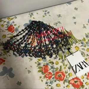 BLOGGERS FAV ZARA MULTICOLORED JEWEL CAP Zara | Accessories | Bloggers Fav Zara Multicolored Jewel  main image 4